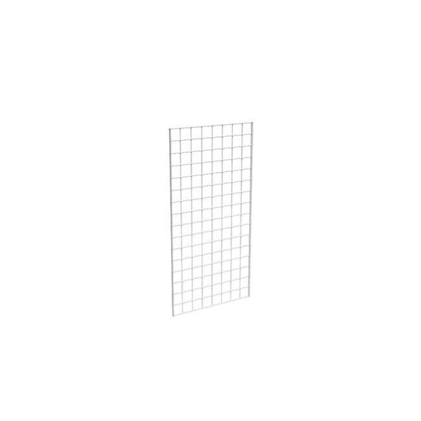 Toizu Fun 2 x 4 ft. Semigloss Grid Panels  White  Pack of 3 TO898259